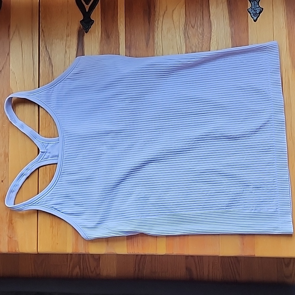 Lululemon Ebb to Street tank top in Lilac Smoke size 10 Racerback NWOT - Picture 7 of 11
